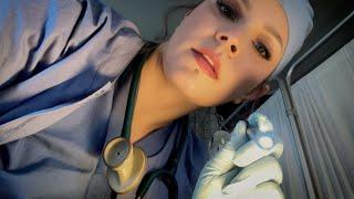 ASMR Hospital Anesthesiologist Full Body Exam Before Surgery  Connecting You to the Monitor