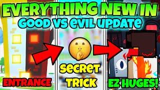 *NEW*SECRET TRICK TO GET TONS OF HUGES EVERYTHING NEW IN GOOD VS EVIL UPDATE Pet Simulator 99