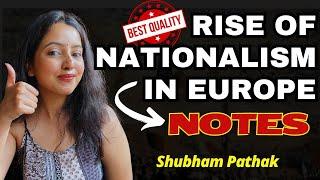 CLASS 10 RISE OF NATIONALISM IN EUROPE NOTES  CLASS 10 SOCIAL SCIENCE  SHUBHAM PATHAK #history