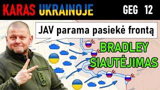 Geg 12 KEIČIASI ĮVYKIŲ RAIDA Ukrainiečiai KONTRATAKUOJA su JAV Karine Parama  Karas Ukrainoje