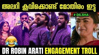 Dr Robin Radhakrishnan Engagement Troll  Dr Robin Radhakrishnan  Robin Engagement Troll Malayalam