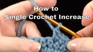 How to Single Crochet Increase  an Annies Tutorial