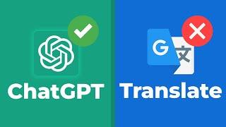 How to Translate Texts With ChatGTP Better Than Google Translator 2024 Tutorial For Beginners