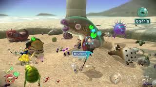 Pikmin 3 Deluxe Hack - Sandbelching Meerslug Boss Fight Ultra Hard Editon