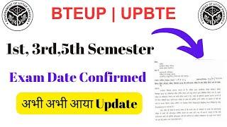 Bteup New Time Table Update 2024 Bteup Exam 2024  Bteup Latest News Today