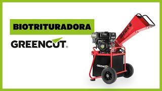 Biotrituradora de gasolina GE212X-B de Greencut - Tritura ramas hojas troncos y restos de poda.