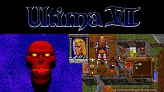 Ultima VII The Black Gate - intro gameplay - Origin Systems - 1992 - PC  DOS RPG CRPG Roland MT-32