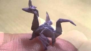 Anja Markiewicz y su origami en miniatura