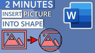 Insert Picture Into Shape in Word circle rectangle triangle ...