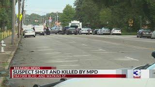 Suspect shot and killed by MPD