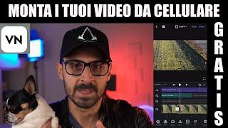 E LA MIGLIORE APP PER EDITING VIDEO GRATIS.... DA CELLULARE  SCARICALA ORA