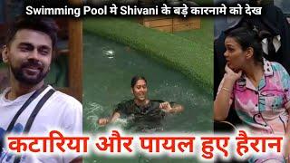 Bigg Boss Ott 3 Live Shivani Kumari In Swimming Pool Lovekesh Katariya & Payal Malik Shock