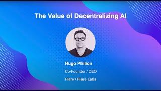 Flare Network - Decentralizing AI with Hugo Token2049