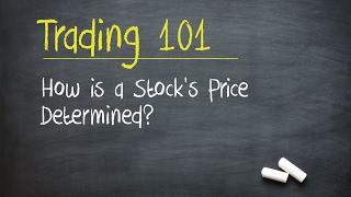 Trading 101 How is a Stocks Price Determined?