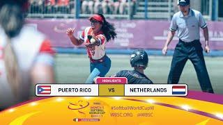 Highlights  Game 2 Puerto Rico vs Netherlands  2024 WBSC Women’s Softball World Cup - Finals