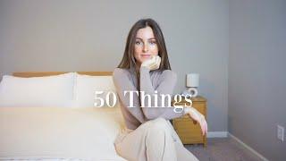 50 THINGS I NO LONGER BUY  Minimalism