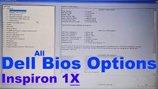 Dell Bios Options  Dell Inspiron 15  All Bios Options in Dell  Options Review Full Tutorial