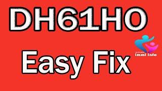 Intel dh61ho no display easy fix