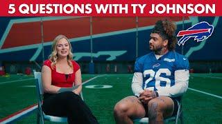 Ty Johnson Talks the Upcoming Season His Dogs and More On 5 Questions Buffalo Bills