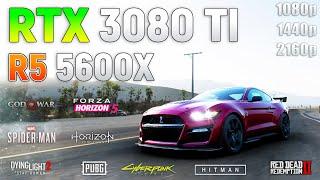 RTX 3080 Ti + Ryzen 5 5600X - Test in 10 Games l 1080p l 1440p l 4K