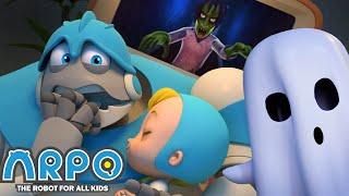 Arpo the Robot  Night ZOMBIE TERROR +More Funny Cartoons for Kids  Compilation  Arpo and Baby