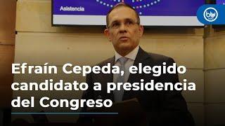 Partido Conservador eligió a Efraín Cepeda como candidato a presidencia del Congreso