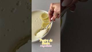 Postre de limón con 3 ingredientes  #recetas #recetasfaciles #3ingredientes #limon