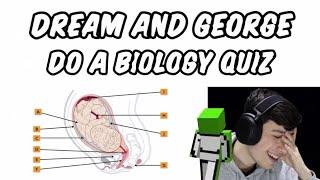 Dream and Georgenotfound do a biology quiz