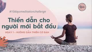 THIỀN CHO NGƯỜI MỚI BẮT ĐẦU  NGÀY 1 - HƯỚNG DẪN THIỀN CƠ BẢN - Quins Town Thử thách 10 ngày thiền