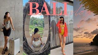 BALI TRAVEL VLOG PART 1 exploring Canggu best restaurants in Bali & learning to surf