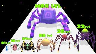 INSECT EVOLUTION RUN 3D - Level Up Spider NOOB PRO HACKER GOD