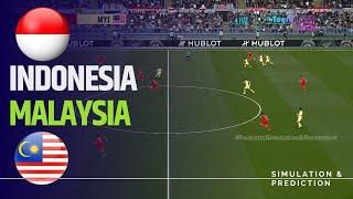 INDONESIA  VS MALAYSIA - AFC ASIAN CUP  Pertandingan Langsung simulasi  video game