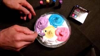 Home schooling colors w ice cream bag clips & a TV