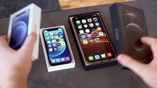 iPhone 12 mini & Pro Max Unboxing Größenvergleich & Gewinnspiel