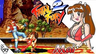 Fatal Fury 2 Arcade 1992 - Mai Shiranui PlaythroughLongPlay