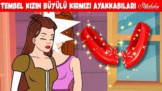 Tembel Kızın Büyülü Kırmızı Ayakkabıları + Kırmızı Ayakkabılar + Tembel Kız  Adisebaba Masallar