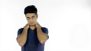 Attractive young guy suffering from severe neck pain - health ...  Indian Stock Footage  Knot9