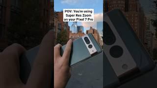 POV You’re using Super Res Zoom on the new Pixel 7 Pro  @madebygoogle #Pixel7Pro #shorts