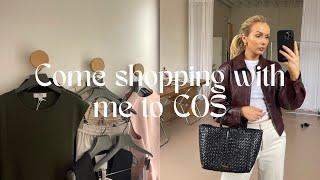 Come shopping with me to COS trying on the new spring summer collection