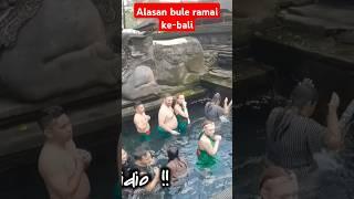 ini alasan bule ramai ke bali #shorts #bali