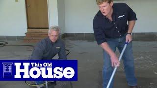 How to Epoxy Coat a Garage Floor  This Old House