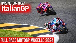 Full Race MotoGP Mugello 2024 - ItalianGP Race - MotoGP Race Results #motogprace