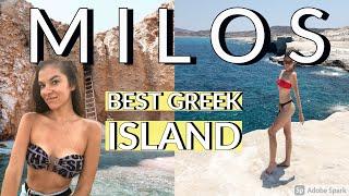 MILOS GREECE VLOG - Sarakiniko beach Adamas Firiplaka #Milos #Greece