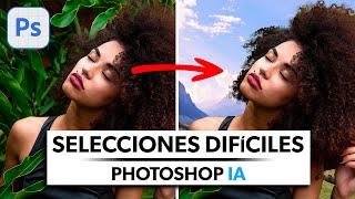 TRUCO para mejorar selecciones complejas en Photoshop