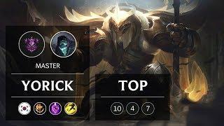 Yorick Top vs Renekton - KR Master Patch 9.2