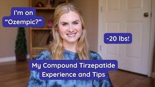 My Compound Tirzepatide Weight Loss  2 Month Update  GLP-1 Mounjaro Zepbound Ozempic Review