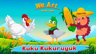 Lagu Anak Indonesia Terbaru - Kuku Kukuruyuk  Animasi Anak Ayam dan Sapi Lucu  Lagu Anak Lucu