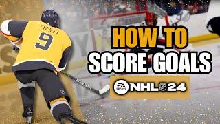 NHL 24  HOW TO SCORE GOALS