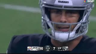 Jimmy Garoppolo Throws Interception to Patrick Peterson  Steelers vs Raiders