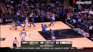 Thunder @ Spurs 1222014 - Tribe Called Quest Oh My God over PA System